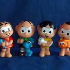 Coleção De Bonecos Turma Da Mônica Usados Polo Art Com 12cm