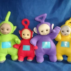Rara Coleção Teletubbies Estrela Falam Português Funcionando