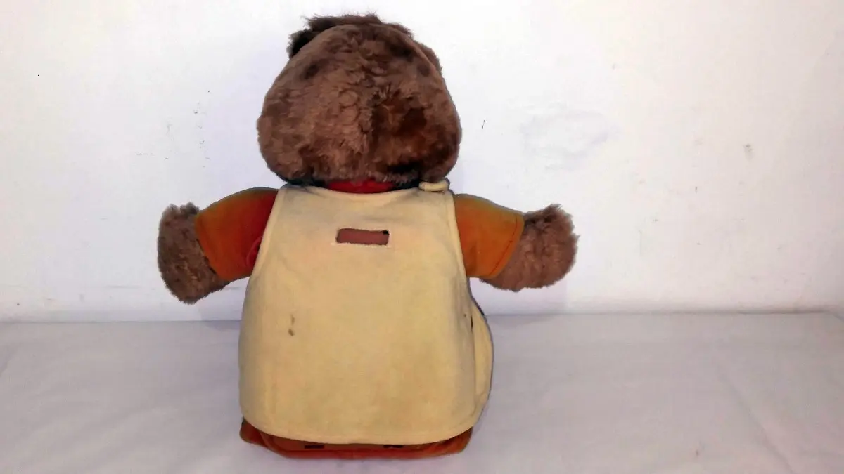 Antigo Ursinho De Pelúcia Teddy Ruxpin Tectoy Usado Defeito - Imagem 12