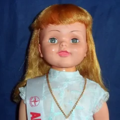 Boneca Andinha Da Estrela Anos 70 Vestido Azul Veja Filminho