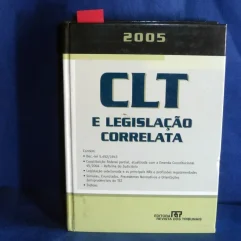 Livro Clt E Legislação Correlata Usado De 2005