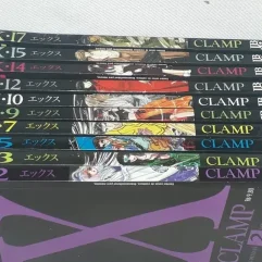 Lote Com 10 Quadrinhos Mangá X Clamp Dos Anos 90 Usados
