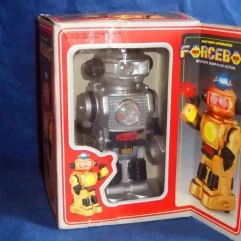 Raro Robô Forcebot Robot Tai Way Botoy 1985 Na Caixa Reparo