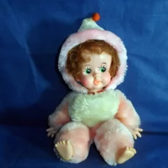 Rara Boneca Antiga De Pelúcia Radio Feita No Japão Anos 70