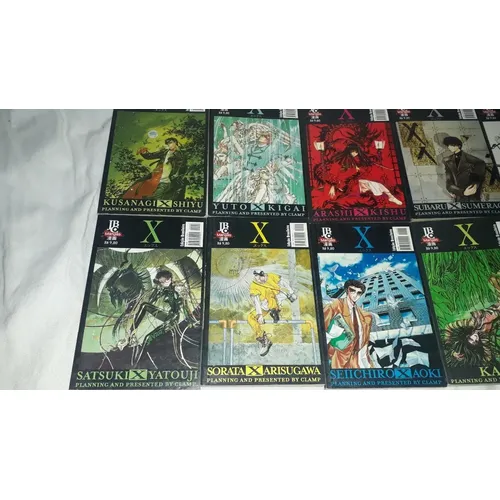 Lote Com 10 Quadrinhos Mangá X Clamp Dos Anos 90 Usados - Imagem 6