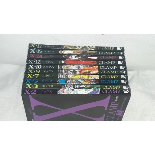 Lote Com 10 Quadrinhos Mangá X Clamp Dos Anos 90 Usados - Imagem 3