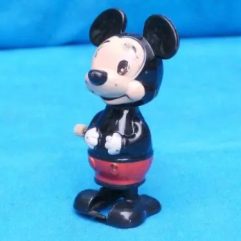 Antiga Miniatura Mickey Mouse A Corda Estrela Dos Anos 80