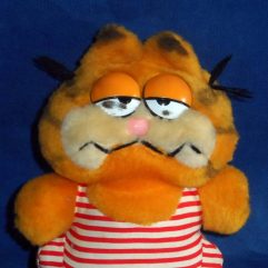 Antigo Garfield Banhista De Pelúcia Da Estrela Dos Anos 80
