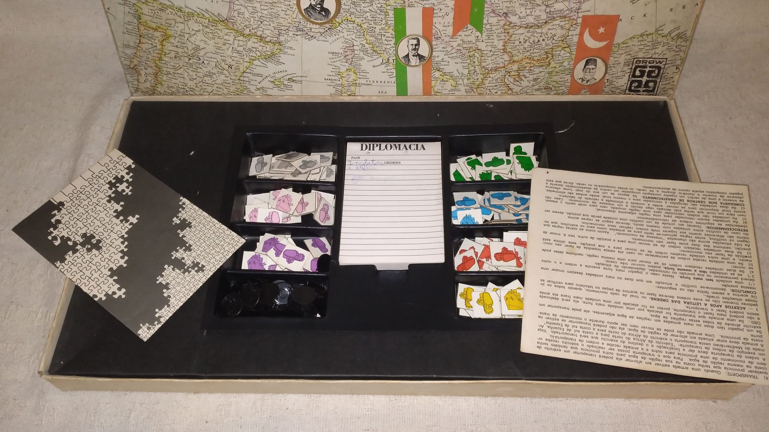 Antigo Jogo Diplomacia da Grow dos anos 80 na caixa original - Imagem 2