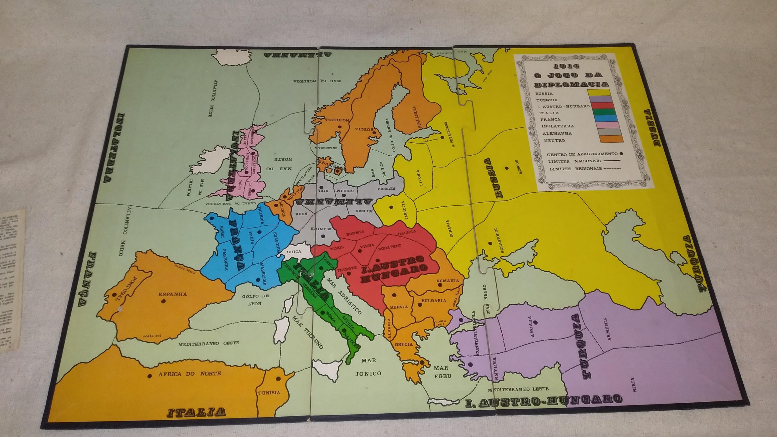 Antigo Jogo Diplomacia da Grow dos anos 80 na caixa original - Imagem 7