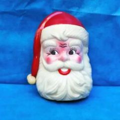 Antigo Papai Noel Musical Movido A Corda De 1973