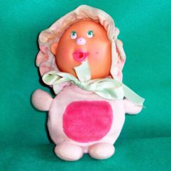 Boneca Antiga Corpo De Pano Cabeça De Borracha 17cm Altura