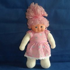 Boneca Antiga Sapeca Da Estrela Dos Anos 80 Cabelo Rosa