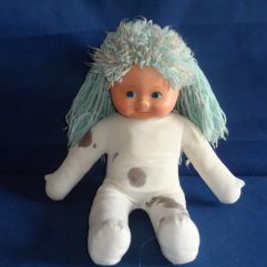Boneca Antiga Sapeca Da Estrela Dos Anos 80 Cabelo Colorido