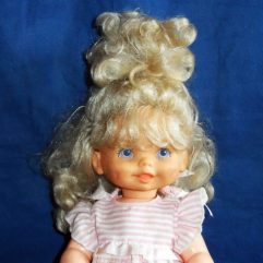 Boneca Antiga Estrela Loira Olhos Pintados 40cm Altura Usada