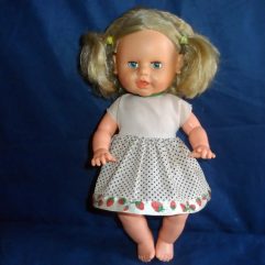 Boneca Antiga Papa Papinha Estrela Usada Roupa Moranguinho