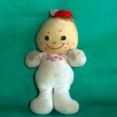 Boneco Antigo De Pano Usado 20cm De Altura Da Marca Elvy