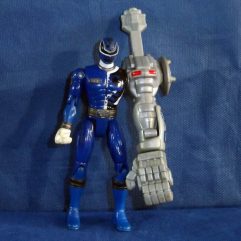Boneco Dos Power Rangers Azul Da Bandai De 2004