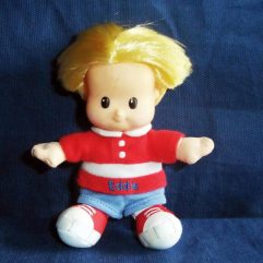 Boneco Eddie Little People Fisher Price Usado 14cm De Altura