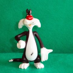 Boneco Frajola Miniatura Usada 8cm De Altura Da Warner Bros