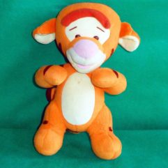 Boneco Tigrão Pelúcia Desenho Ursinho Puff Usado 26cm Altura