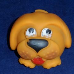 Cachorrinho Antigo De Borracha Da Trol Dos Anos 80 Com Apito