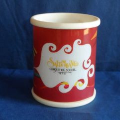 Caneca Promocional Usada Cirque Du Soleil Saltinbanco 11,5cm