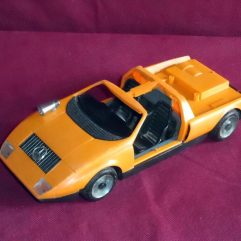 Carrinho Polícia Antigo Mercedez C-111 Glasslite Para Reparo