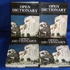 Coleção Open Dictyonary 4 Volumes Usados Dos Anos 80