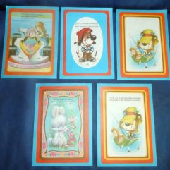 Lote Com 5 Papeis De Carta Antigos No Estado