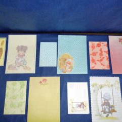 Lote Com 5 Raros Papeis De Carta Antigos Com Envelopes