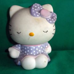 Gatinha Hello Kitty Da Grow 17cm De Altura Usada Faz Sons