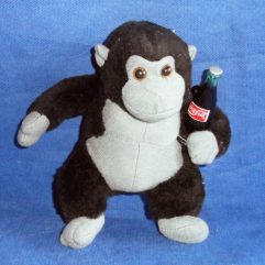 Gorila De Pelúcia Promocional Da Coca Cola Usado 16cm Altura