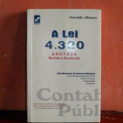 Livro Usado A Lei 4320 Anotada Revista E Atualizada De 2000