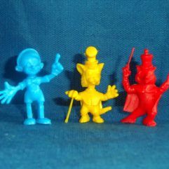 Lote 3 Bonecos Miniaturas Desenho Pinóquio Disney 5cm Altura