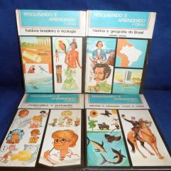 Rara Coleção Pesquisando E Aprendendo 4 Volumes Dos Anos 80