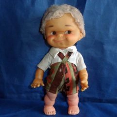Raro Boneco Bam Bam Da Trol Dos Anos 70 Com Defeito 28cm