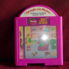 Raro Cartucho Barney Do Fisher Price Aprende Con Música 2002