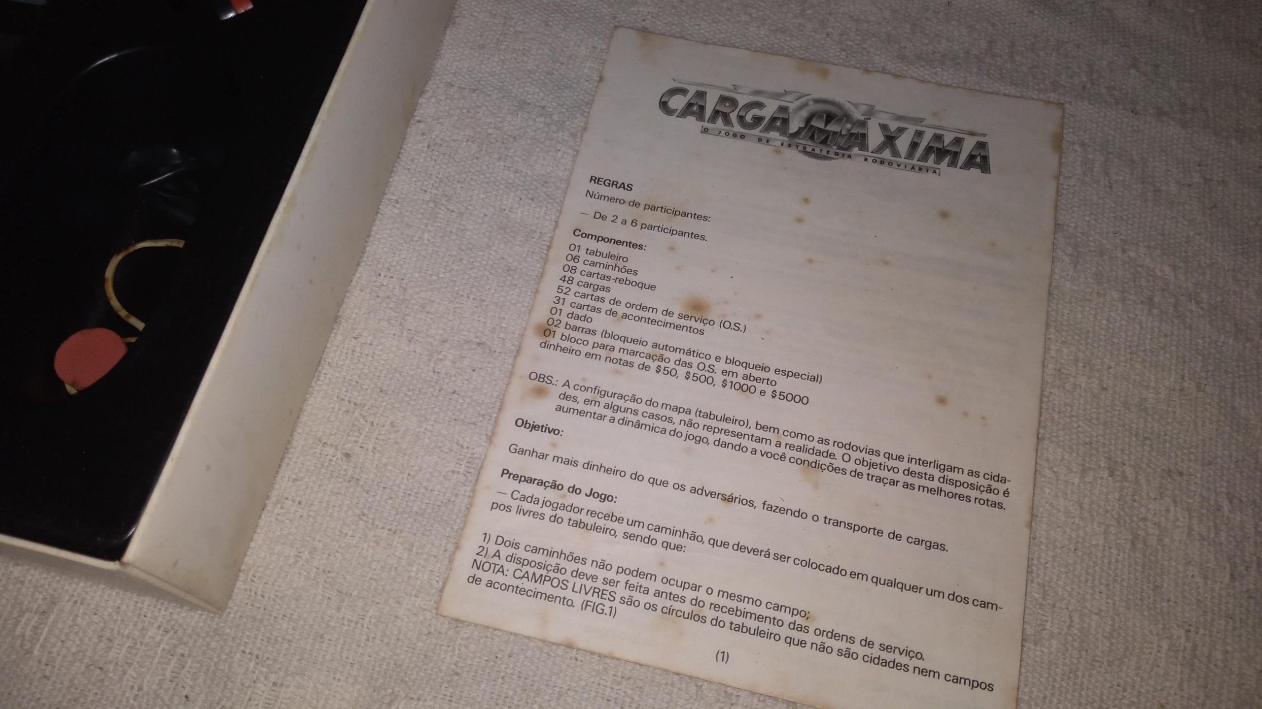 Raro Jogo Carga Máxima da Grow na Caixa Original dos anos 80 - Imagem 3