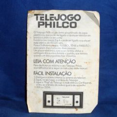 Raro Livreto De Instruções Do Video Game Telejogo Anos 70