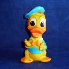 Raro Pato Donald De Vinil Usado Estrela 15cm Altura Anos 60