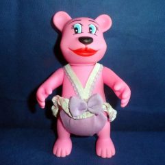 Ursinha Rosa De Borracha Da Marca Rotobrinq
