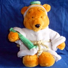Ursinho Pooh Anjinho Usado Pelúia Disney Com 45cm De Altura